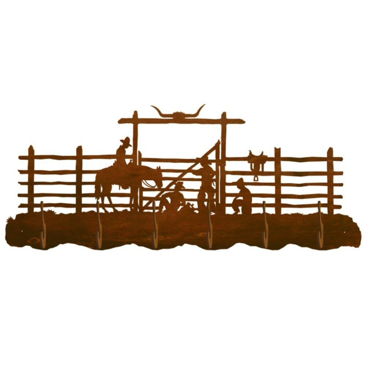 Six Hook Wall Coat Racks Six Hook Wall Coat Racks
